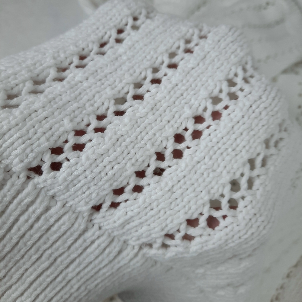 LOFT White Crew Neck Sweater - Picture 7 of 10